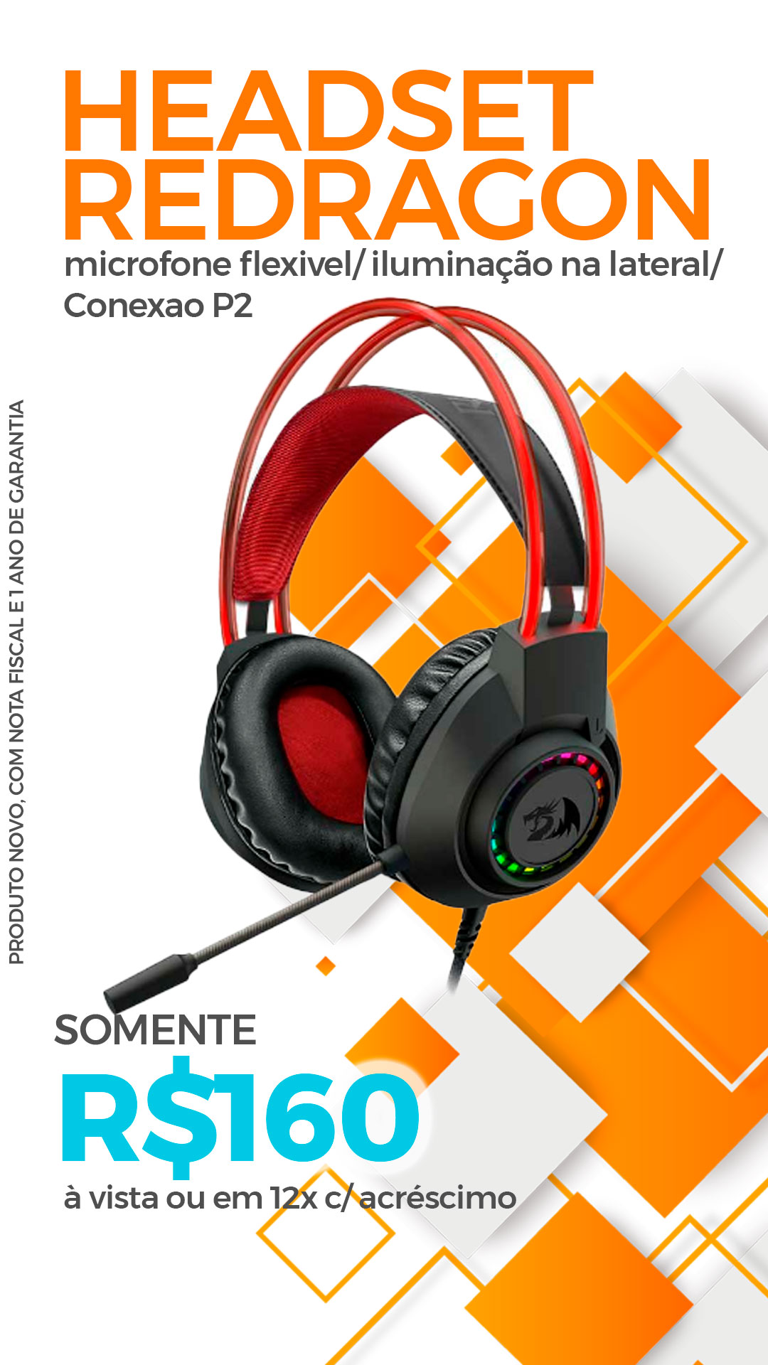 HEADSET-REDRAGON-H231RGB